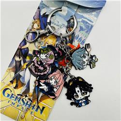 Genshin Impact anime keychain