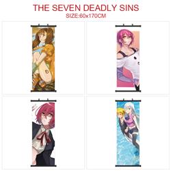 seven deadly sins anime wallscroll 60*170cm
