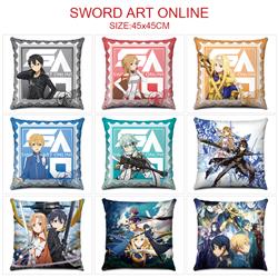 sword art online anime cushion 45*45cm