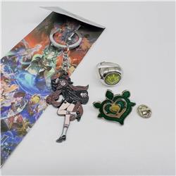 Genshin Impact anime keychain