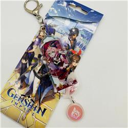 Genshin Impact anime keychain