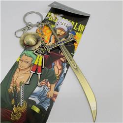 One piece anime keychain