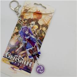 Genshin Impact anime keychain