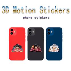 One piece anime 3d sticker price for 10 pcs