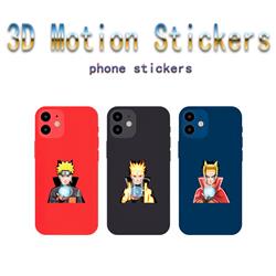 Naruto anime 3d sticker price for 10 pcs