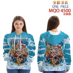 One piece anime hoodie