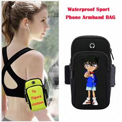 Detective Conan anime wateroof sport phone armband bag