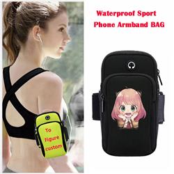 SPY×FAMILY anime wateroof sport phone armband bag