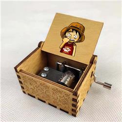 One piece anime hand operated music box