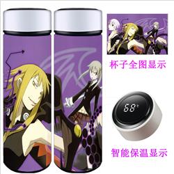 soul eater anime Intelligent temperature measuring water cup 500ml