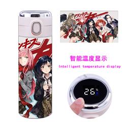 Darling In The Franxx anime Intelligent temperature measuring water cup 450ml