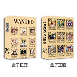 One piece anime  lomo cards price for a set of 30 pcs