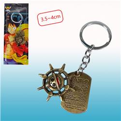 One piece anime keychain