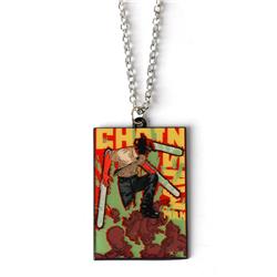 chainsaw man anime necklace