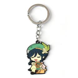 Genshin Impact anime keychain