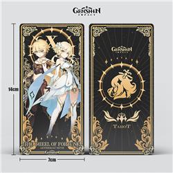 Genshin Impact anime Tarot Card 22 pcs