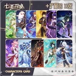 Genshin Impact anime Tarot Card 35 pcs