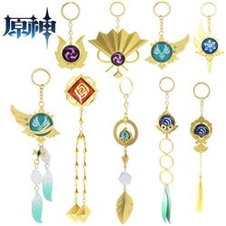 Genshin Impact anime keychain