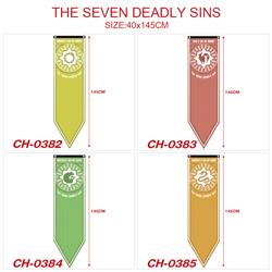 seven deadly sins anime flag 40*145cm