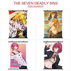seven deadly sins anime wallscroll 60*90cm