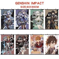 Genshin Impact anime wallscroll 60*90cm