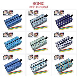 Sonic anime  cosmetic bag 19*9*6cm