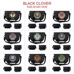 Black Clover anime messenger bag 40*26*10cm