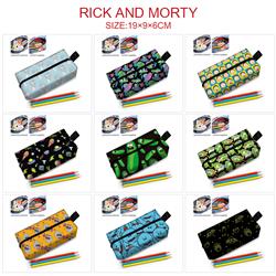 Rick and Morty anime cosmetic bag 19*9*6cm