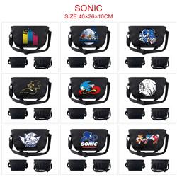 Sonic anime messenger bag 40*26*10cm