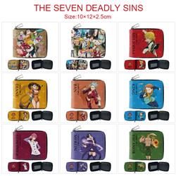 seven deadly sins anime wallet 10*12*2.5cm