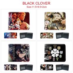 Black Clover anime wallet 11.5*9.5*2cm