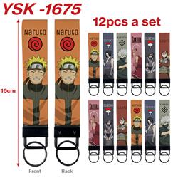 Naruto anime keychain 12 pcs a set