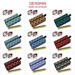 Genshin Impact anime cosmetic bag 19*9*6cm