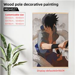 Naruto anime wooden frame painting 60*90cm