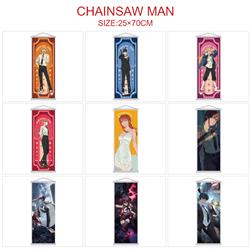 chainsaw man anime wallscroll 25*70cm price for 5 pcs
