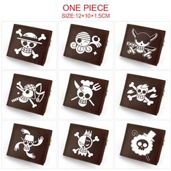 One piece anime wallet 12*10*1.5cm