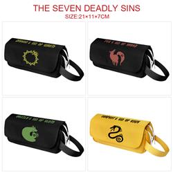 seven deadly sins anime pencil bag 21*11*7cm