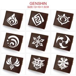 Genshin Impact anime wallet 12*10*1.5cm