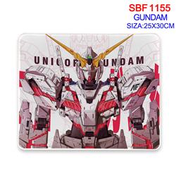 Gundam anime Mouse pad 25*30cm