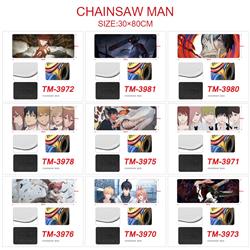 chainsaw man anime Mouse pad 30*80cm