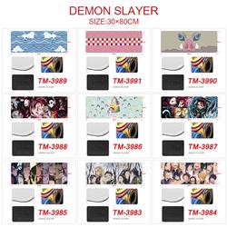 demon slayer kimets anime Mouse pad 30*80cm