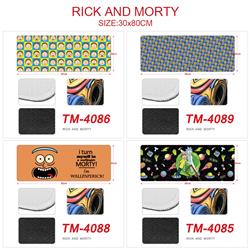 Rick and Morty anime Mouse pad 30*80cm