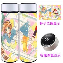 Card Captor Sakura anime Intelligent temperature measuring water cup 500ml