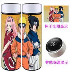 Naruto anime Intelligent temperature measuring water cup 500ml