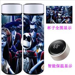 The Nightmare Before Christmas anime Intelligent temperature measuring water cup 500ml