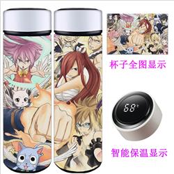 Fairy Tail anime Intelligent temperature measuring water cup 500ml