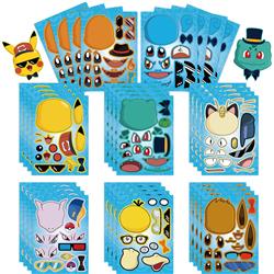 Pokemon anime DIY sticker price for 16 pcs