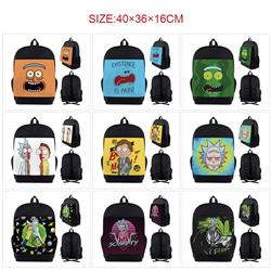 Rick and Morty anime Backpack