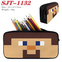Minecraft anime pencil bag