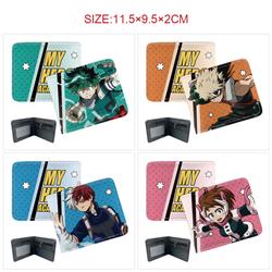 My Hero Academia anime wallet 11.5*9.5*2cm